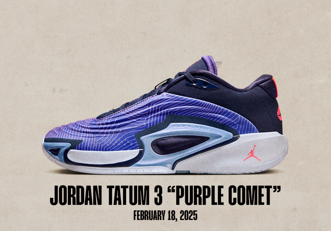 Выпуск кроссовок состоится 16 февраля 22 февраля Jordan Luka 3 Purple Comet