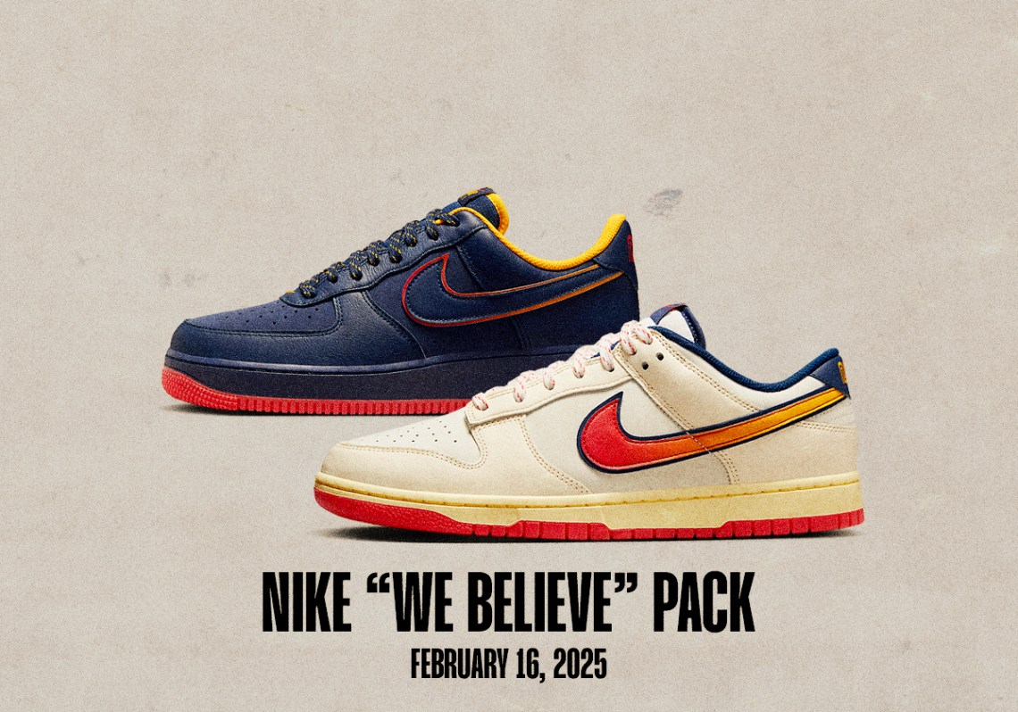 Выпуск кроссовок состоится 16 февраля 22 февраля в упаковке Nike We Believe.