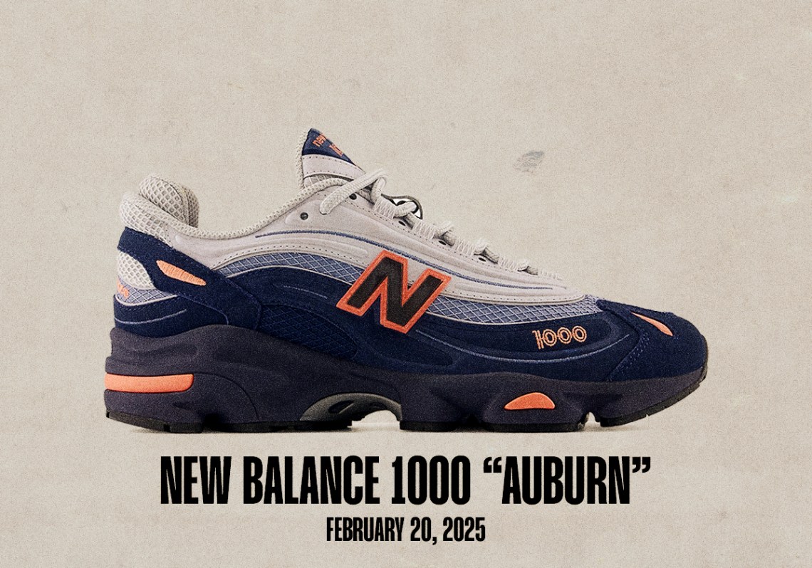 Кроссовки выйдут в продажу 16 и 22 февраля New Balance 1000 Auburn