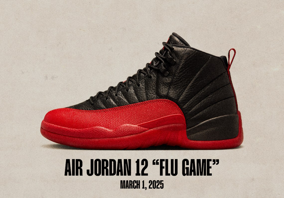 Выпуск кроссовок состоится 23 февраля и 1 марта в Air Jordan 12 игр о гриппе