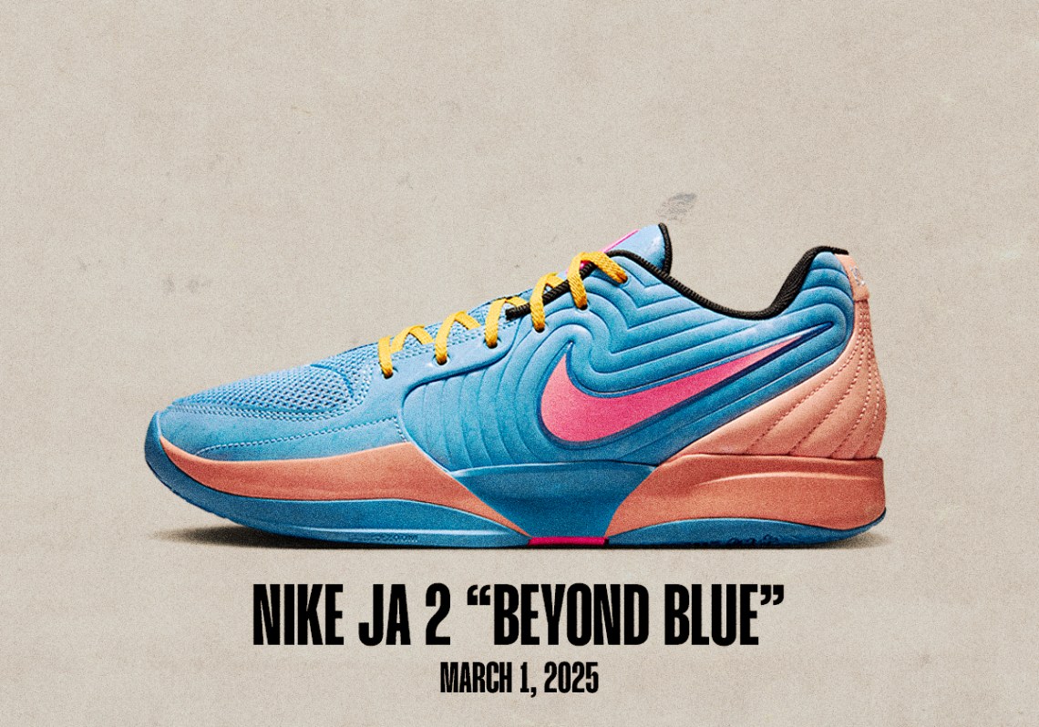 Выпуск кроссовок состоится 23 февраля 1 марта Nike Ja 2 Beyond Blue