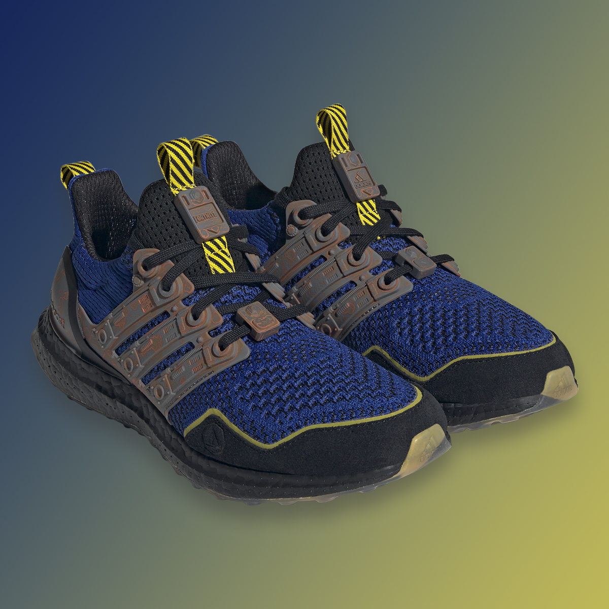 Fortnite Adidas Ultraboost Синий Желтый Дата выхода 1