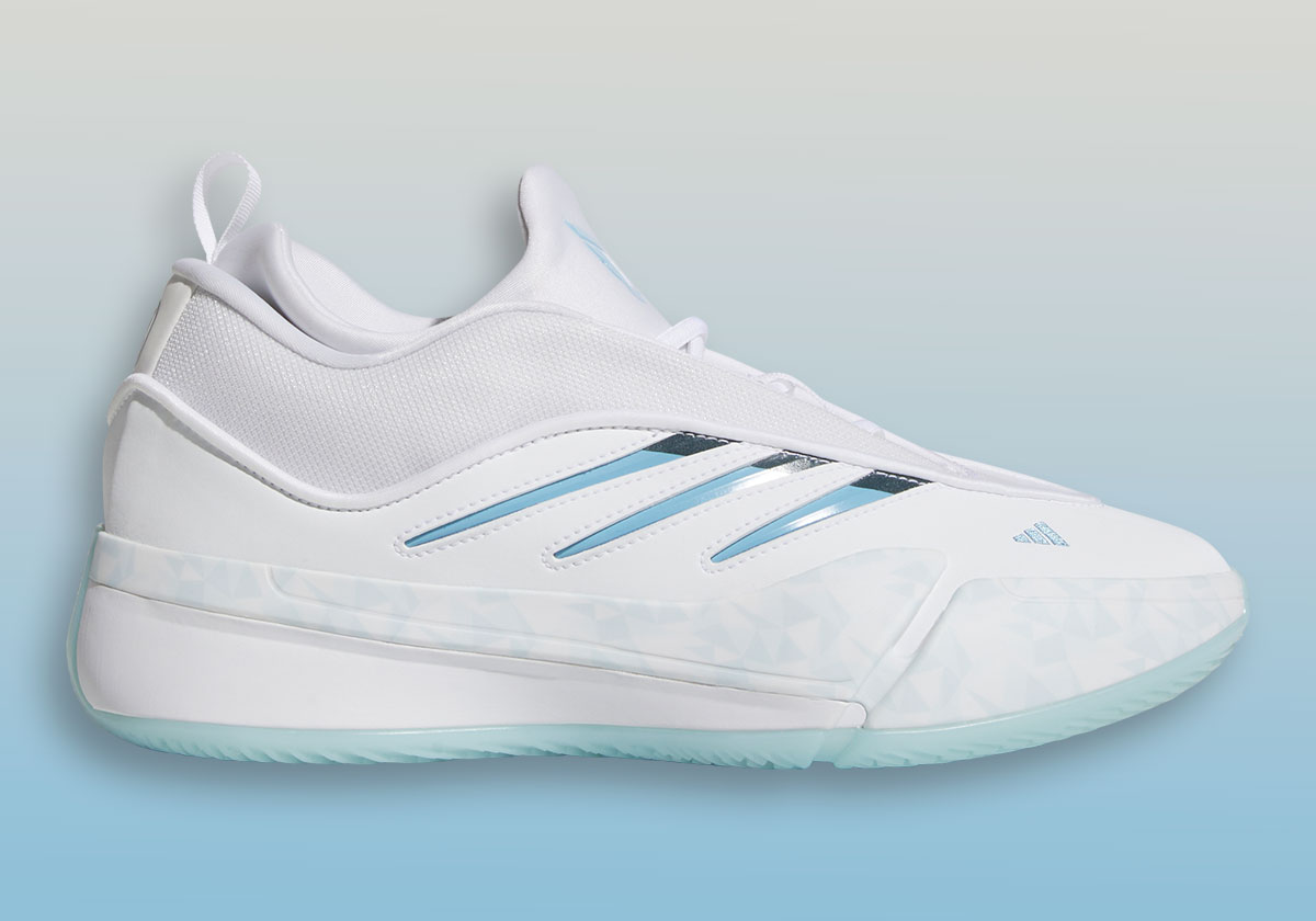 Кроссовки adidas Dame 9 Максимально имитируют цвет “Legend Blue”