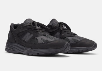 Уличный Рынок Дувра Предлагает “Тройной Черный” Для New Balance 991v2