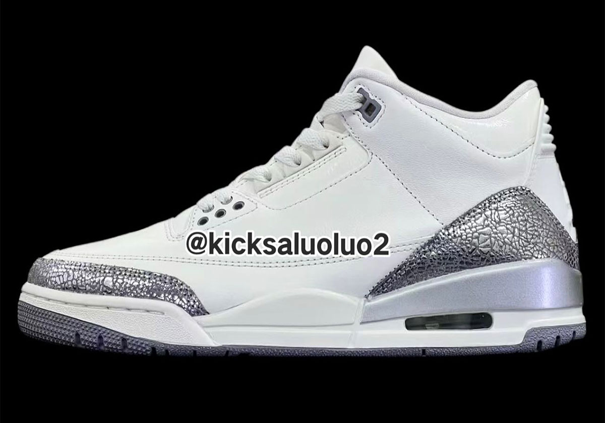 Первый взгляд на Air Jordan 3 “Парус/Цементно-Серый”